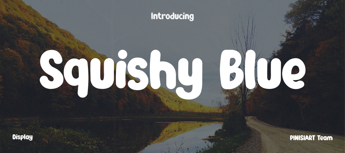 Squishy Blue Font