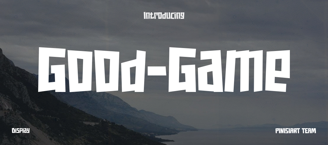 Good-Game Font