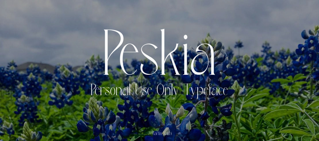 Peskia Personal Use Only Font