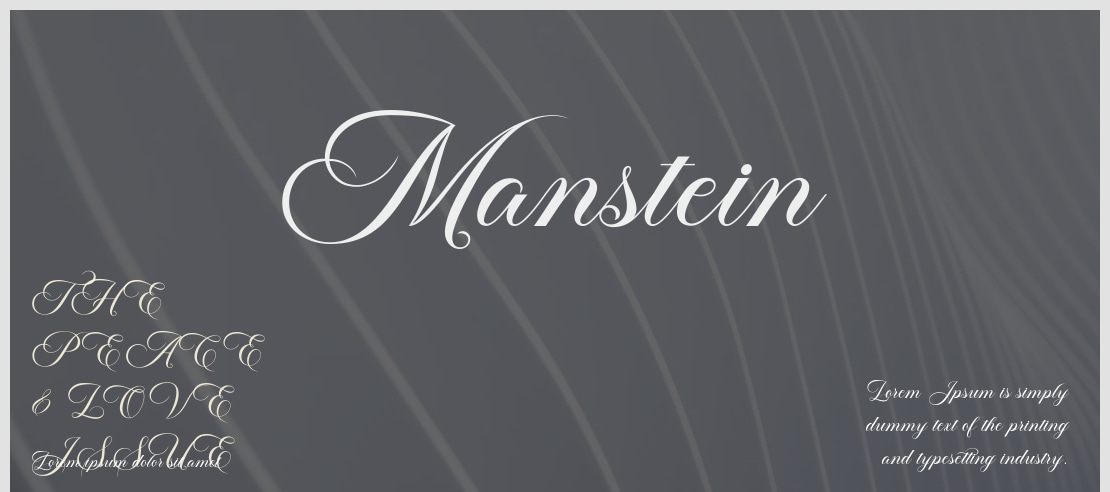 Manstein Font