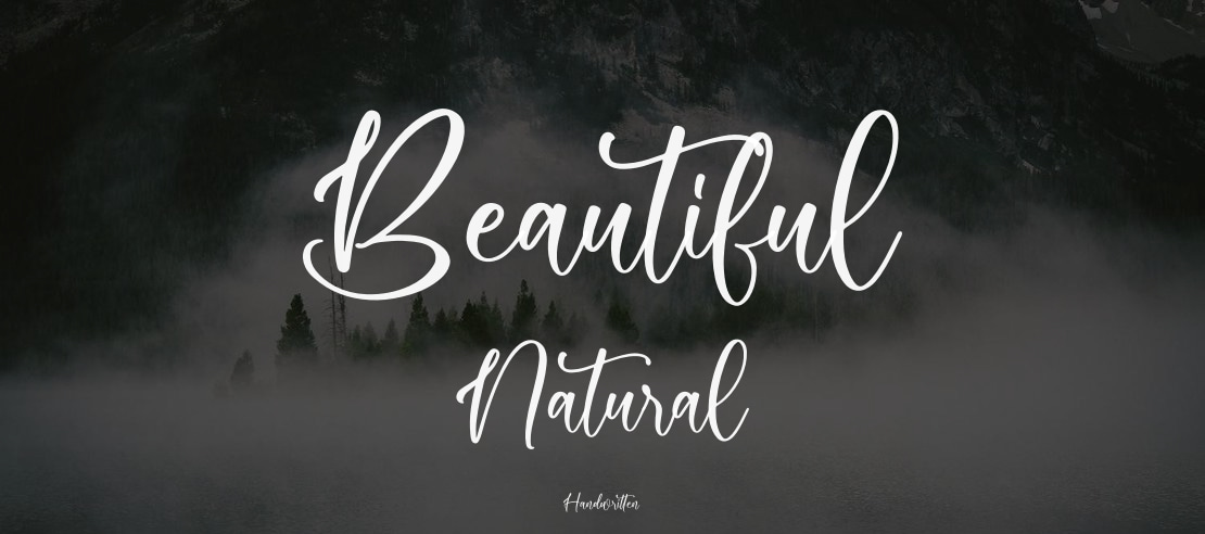 Beautiful Natural Font