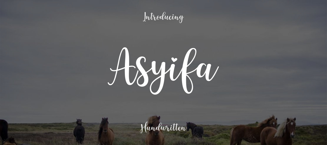 Asyifa Font