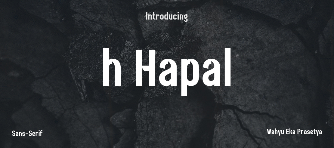 h Hapal Font