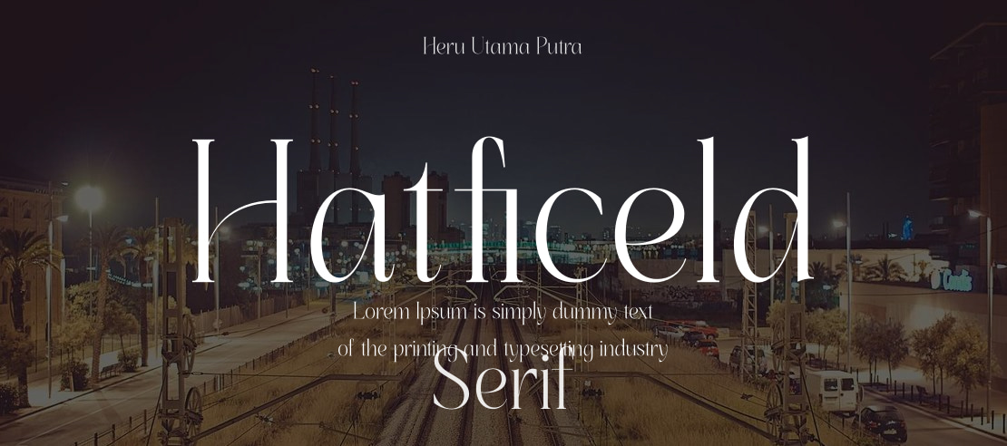 Hatficeld Font