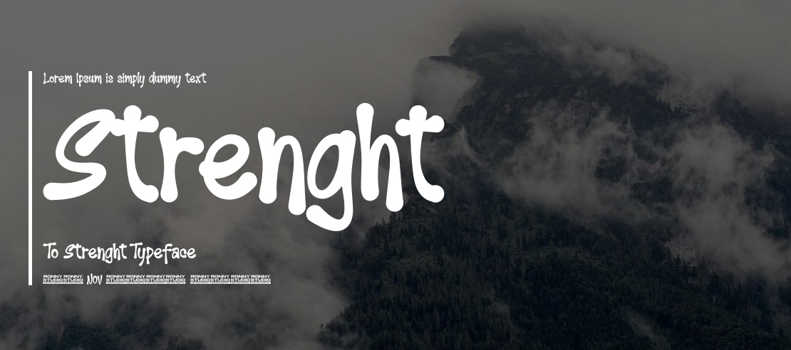 Strenght To Strenght Font