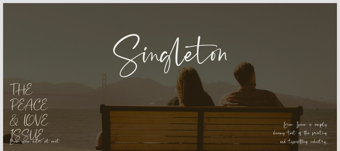 Singleton Font