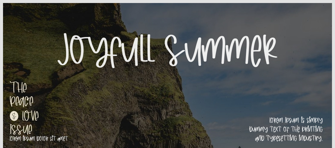 Joyfull Summer Font