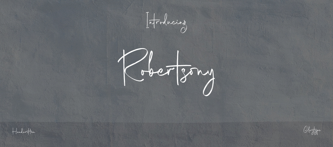 Robertsony Font