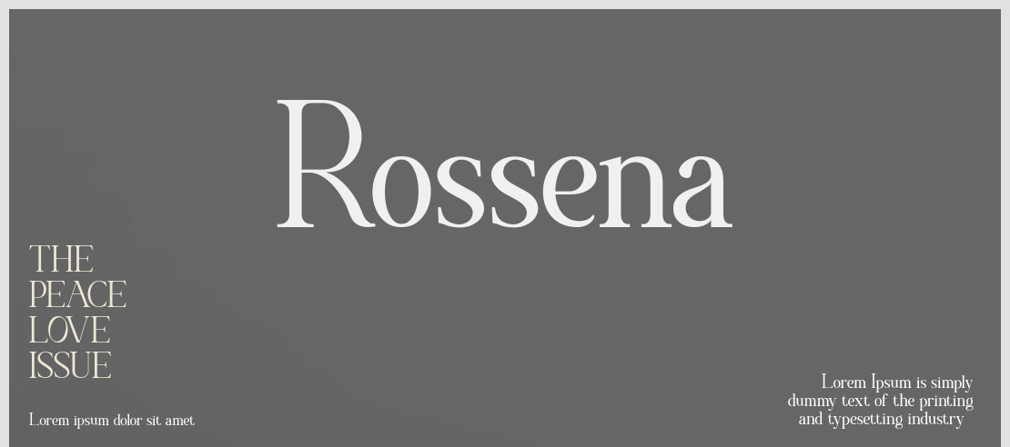 Rossena Font