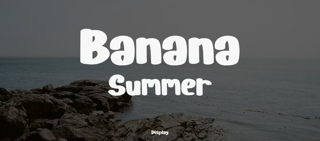 Banana Summer Font