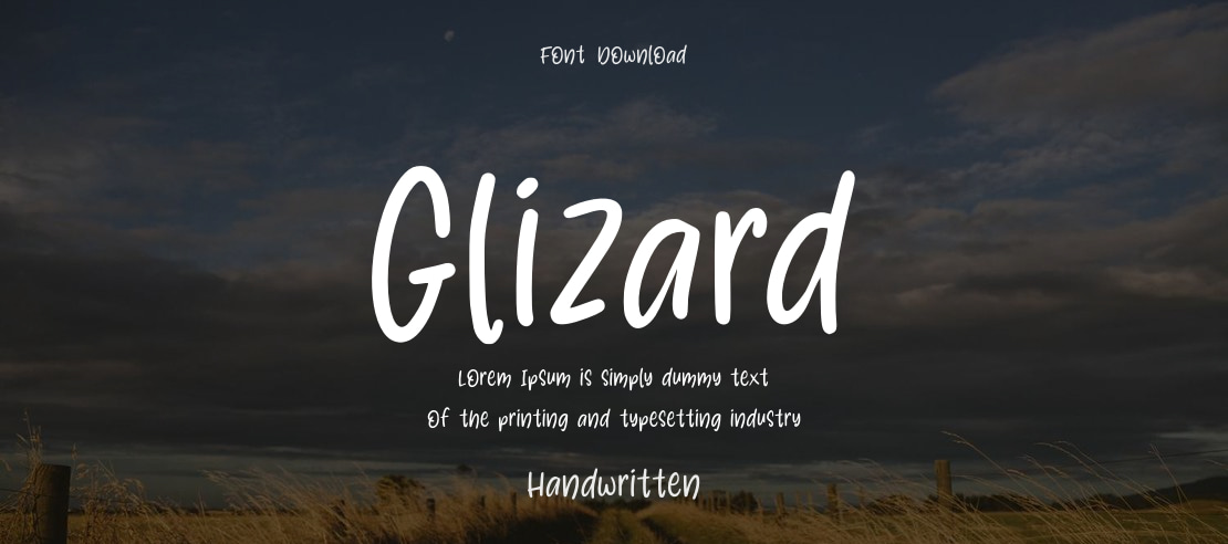 Glizard Font