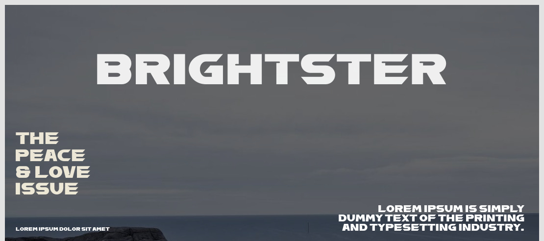 BRIGHTSTER Font