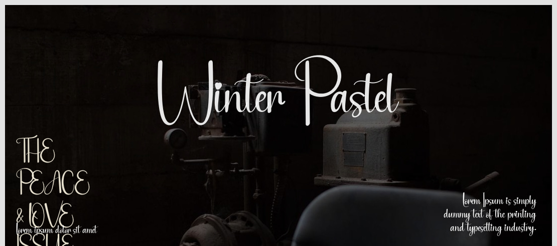 Winter Pastel Font