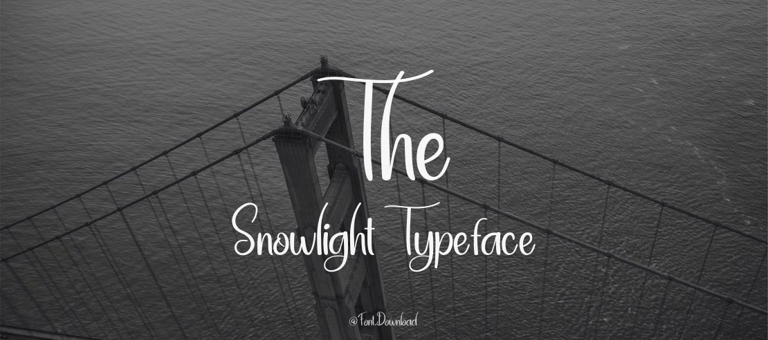The Snowlight Font
