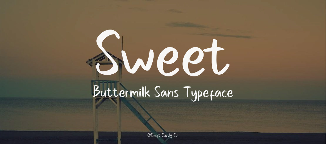 Sweet Buttermilk Sans Font