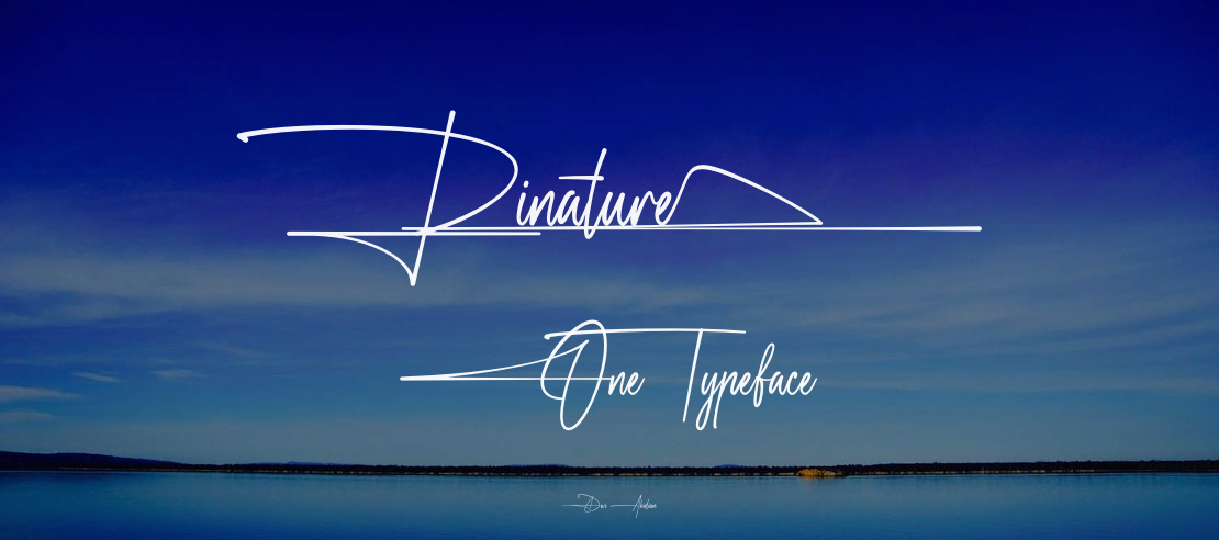 Rinature One Font