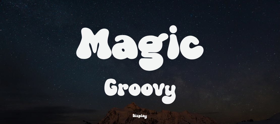 Magic Groovy Font