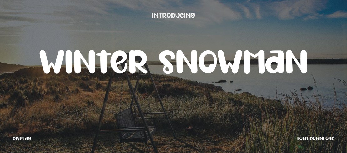 Winter Snowman Font