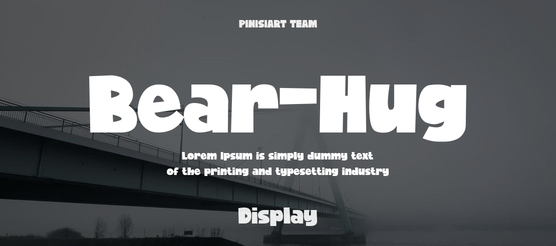 Bear-Hug Font