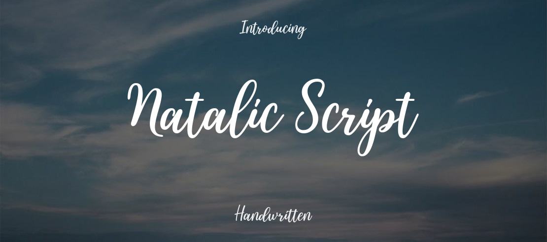 Natalic Script Font