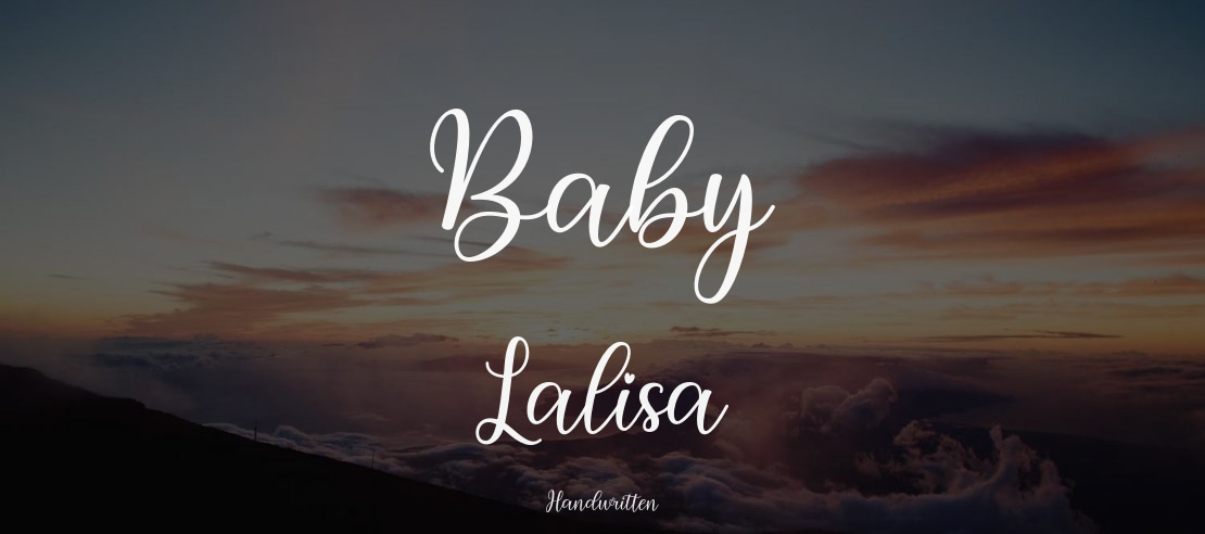 Baby Lalisa Font