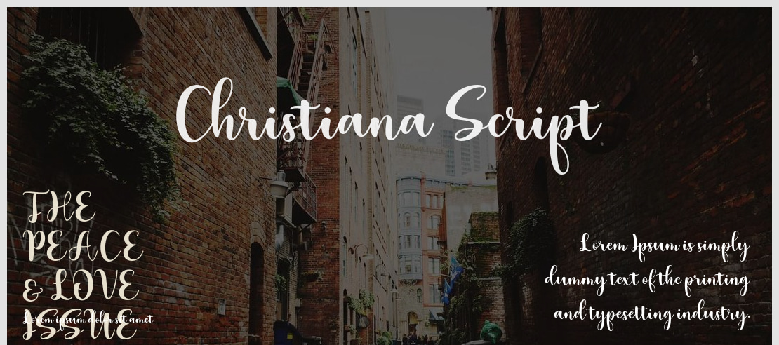 Christiana Script Font