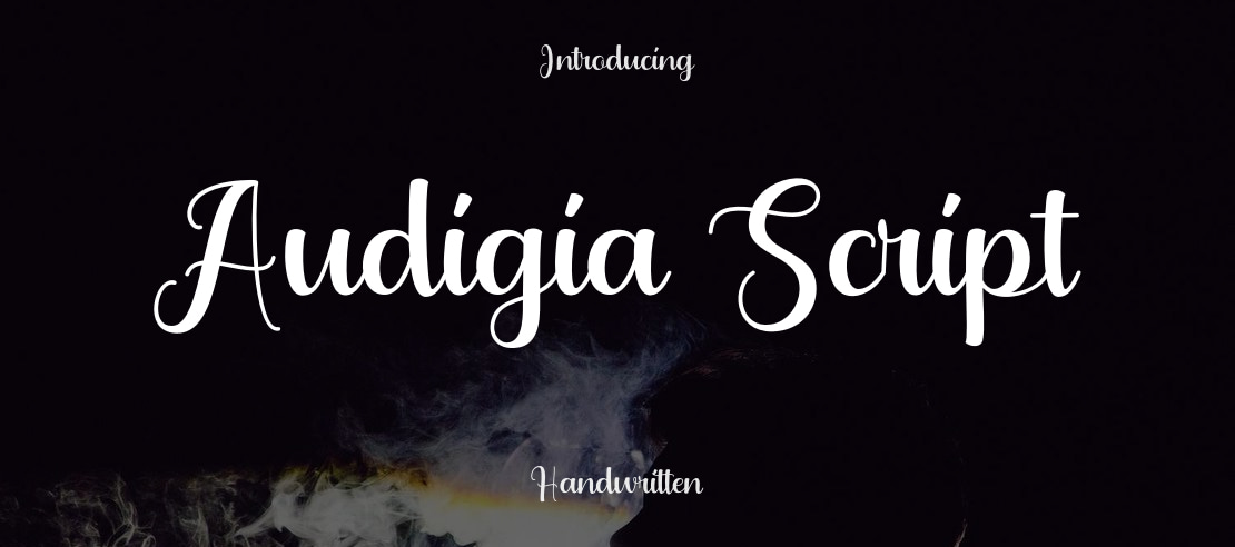 Audigia Script Font