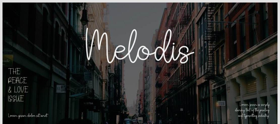 Melodis Font