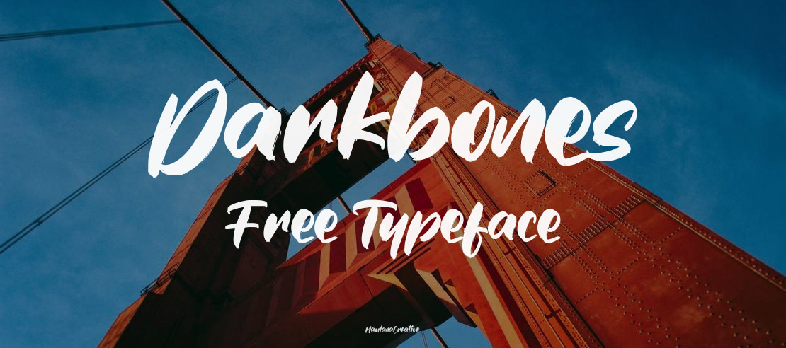 Darkbones Free Font