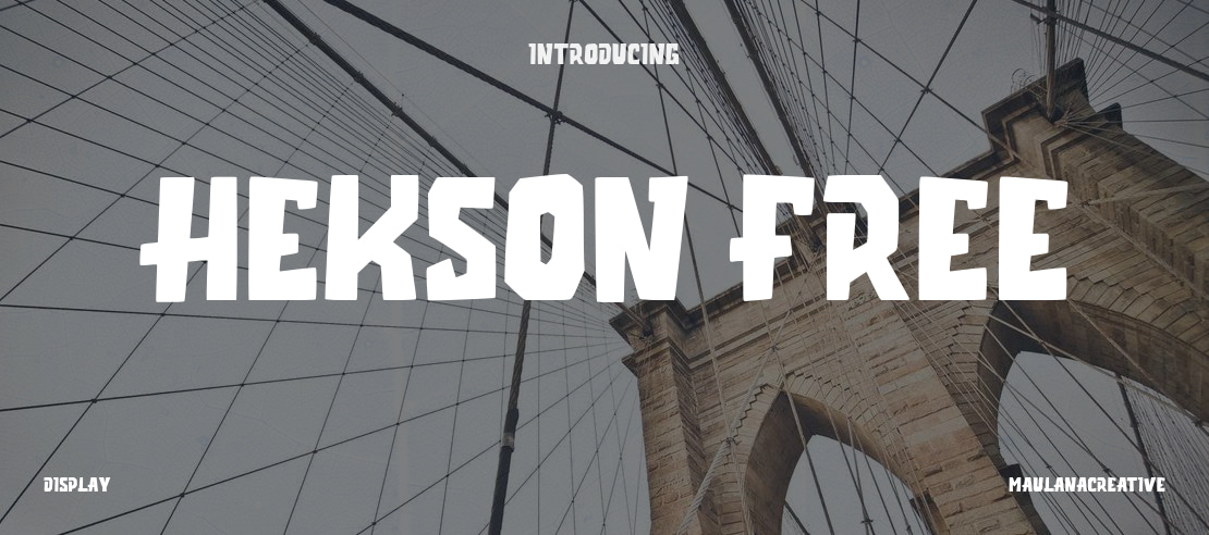 Hekson Free Font