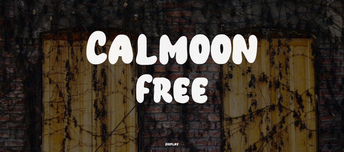 Calmoon Free Font