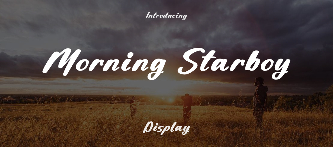 Morning Starboy Font