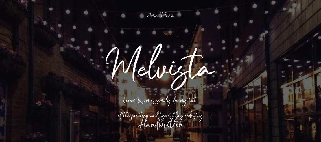 Melvista Font