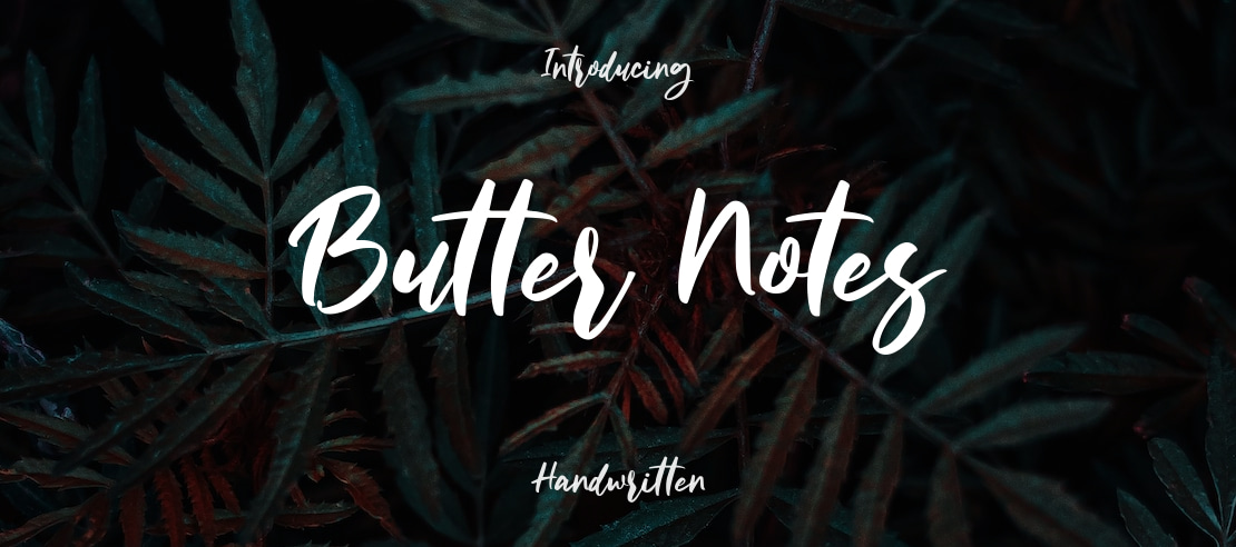 Butter Notes Font