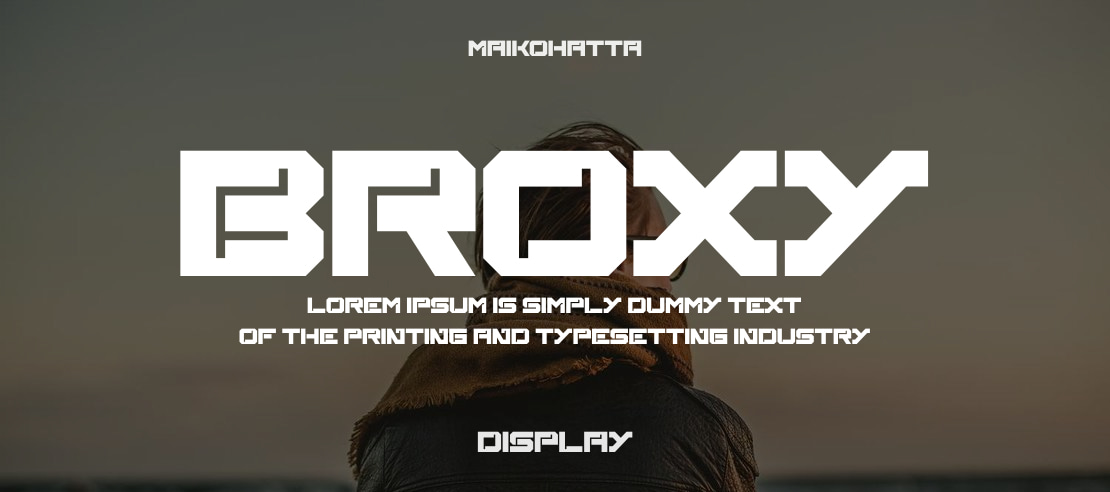 Broxy Font