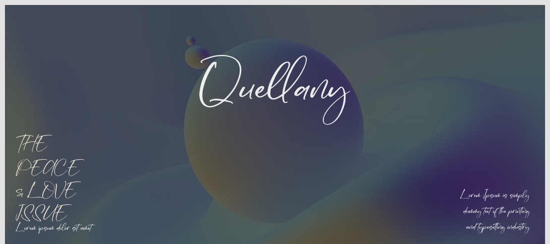 Quellany Font