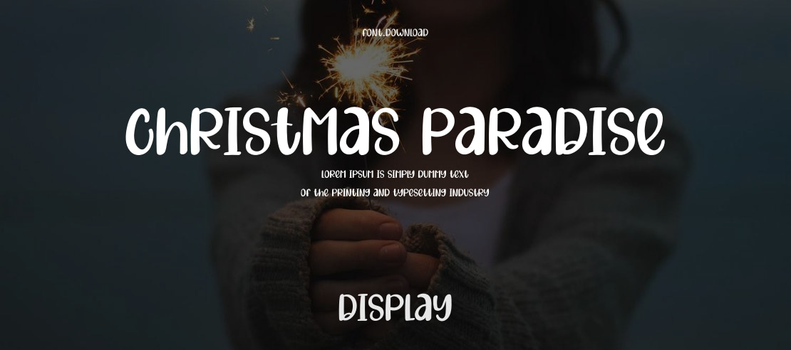 Christmas Paradise Font