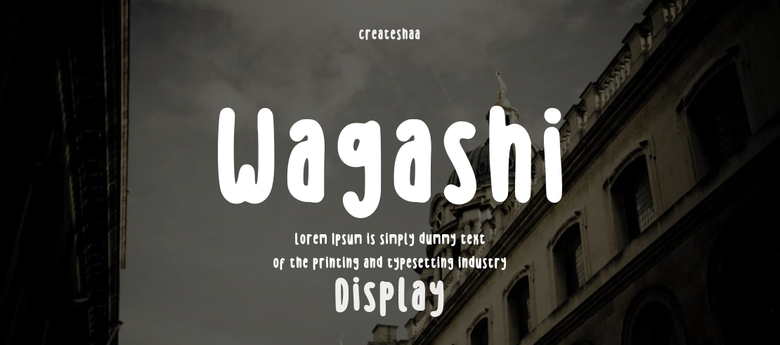 Wagashi Font