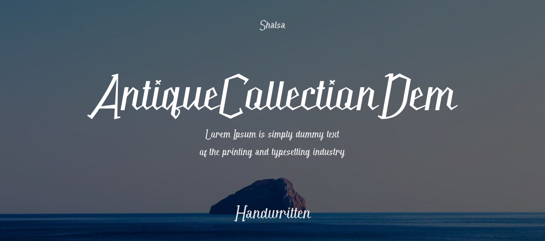 AntiqueCollectionDem Font