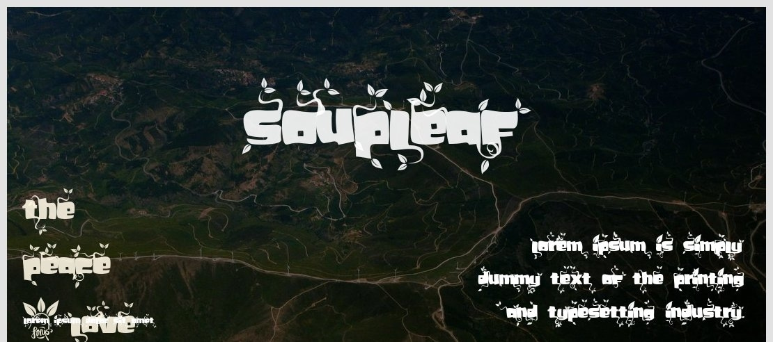 SoupLeaf Font