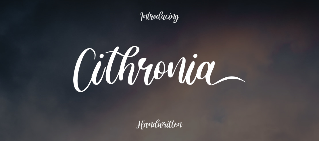 Cithronia Font