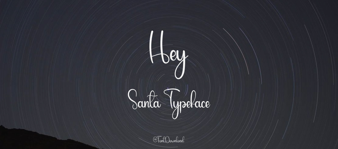 Hey Santa Font