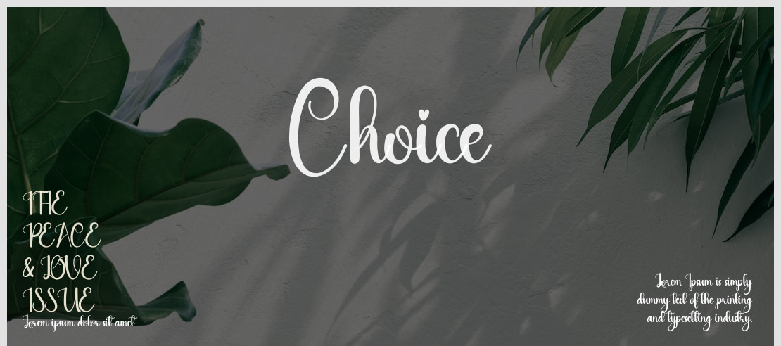 Choice Font