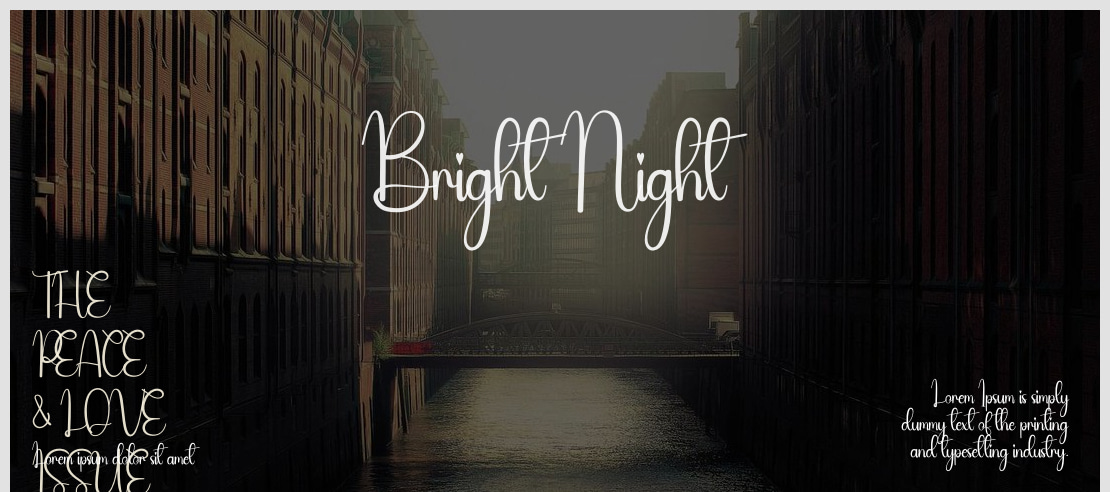 Bright Night Font