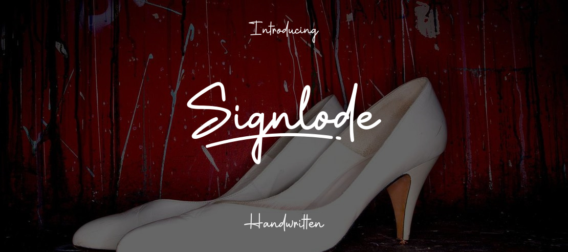 Signlode Font