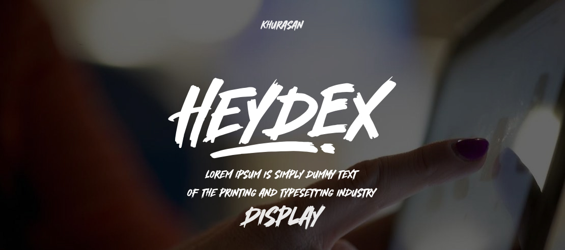 Heydex Font