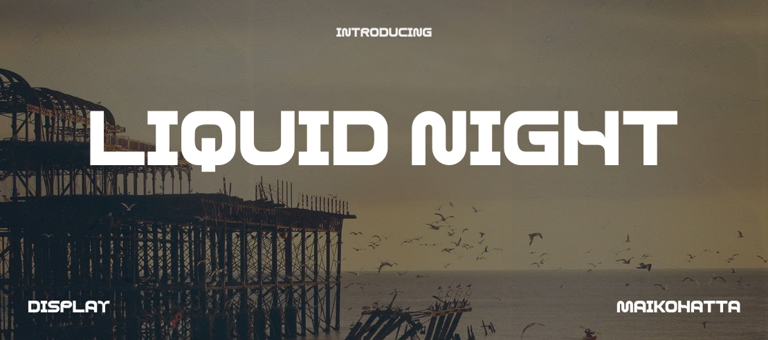 LIQUID NIGHT Font