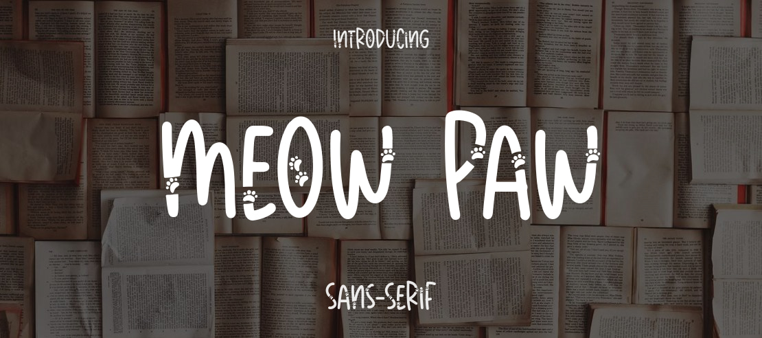 Meow Paw Font