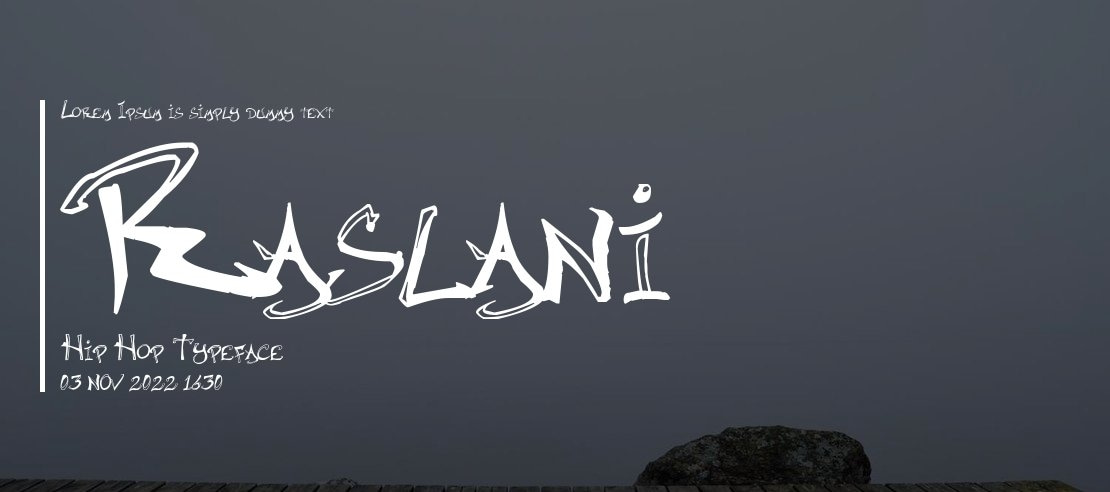 Raslani Hip Hop Font