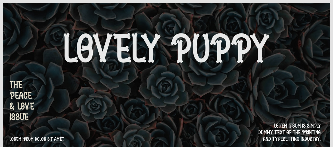 Lovely Puppy Font